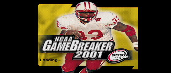 NCAA Gamebreaker 2001 Title Screen